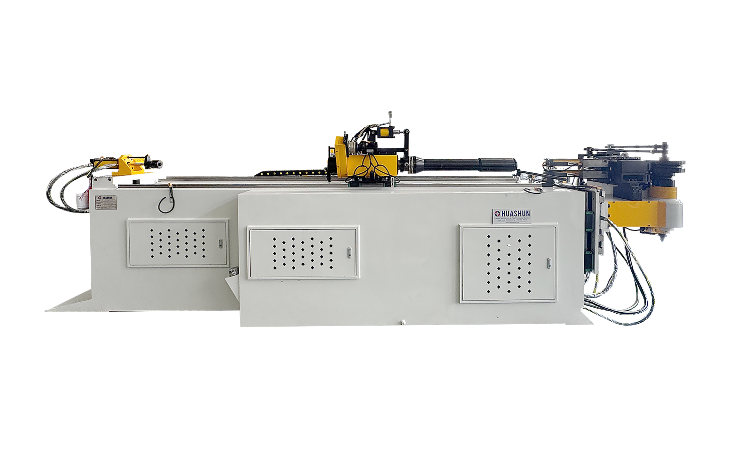 CNC S-serie volautomatische buisbuigmachine met optionele simulatiefunctie CNC S-serie volautomatische buisbuigmachine met optionele simulatiefunctie