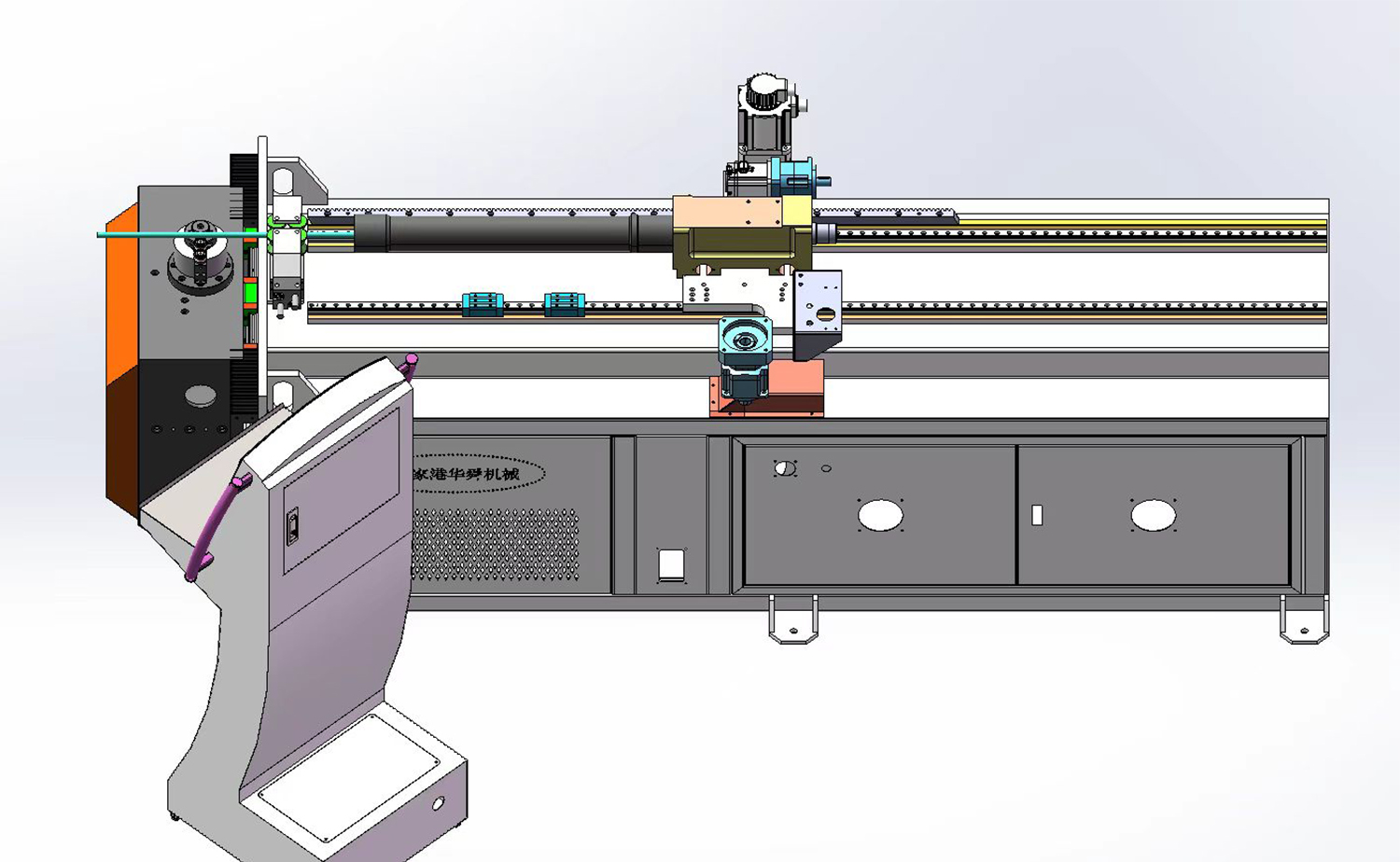 Staafbuigmachine met servobesturing met optionele 3D-simulatiefunctie Staafbuigmachine met servobesturing met optionele 3D-simulatiefunctie