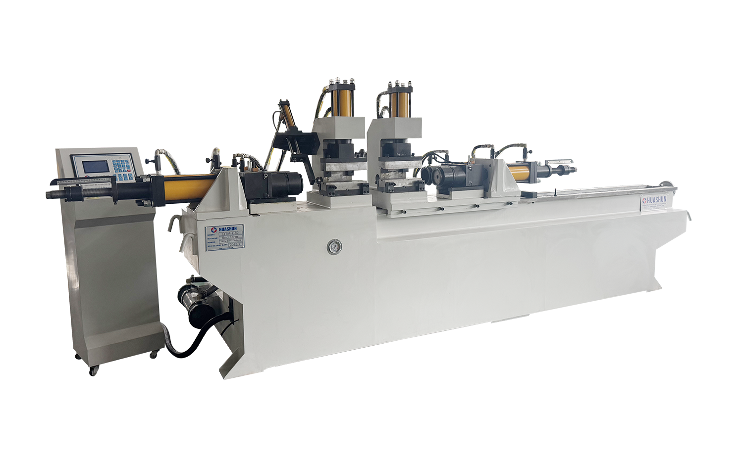 DTM40 Hoog rendement dubbele kop hydraulische buiseindvormmachine