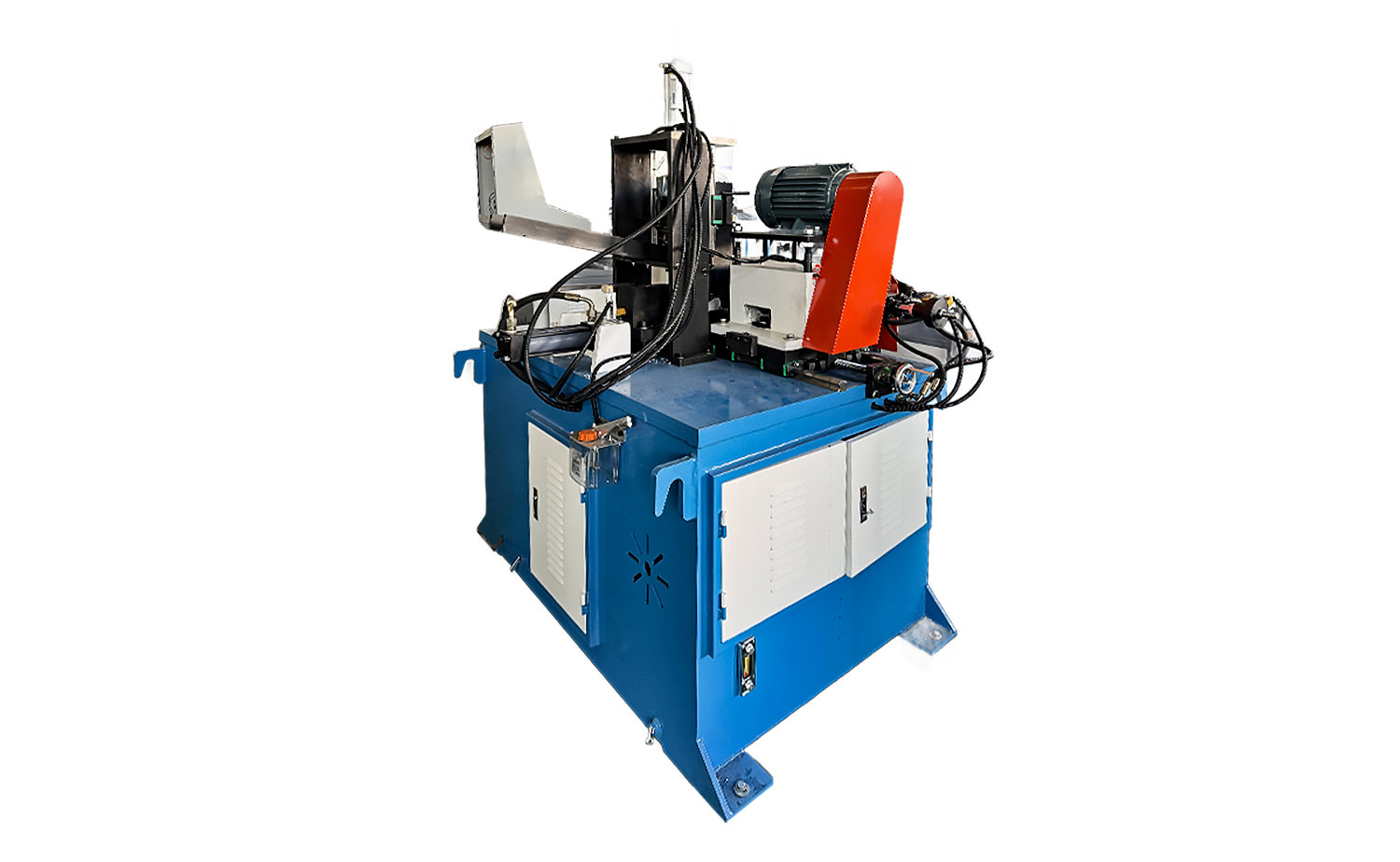 DEF50PVS servobuisafschuinmachine voor korte metalen en PVC-buizen
