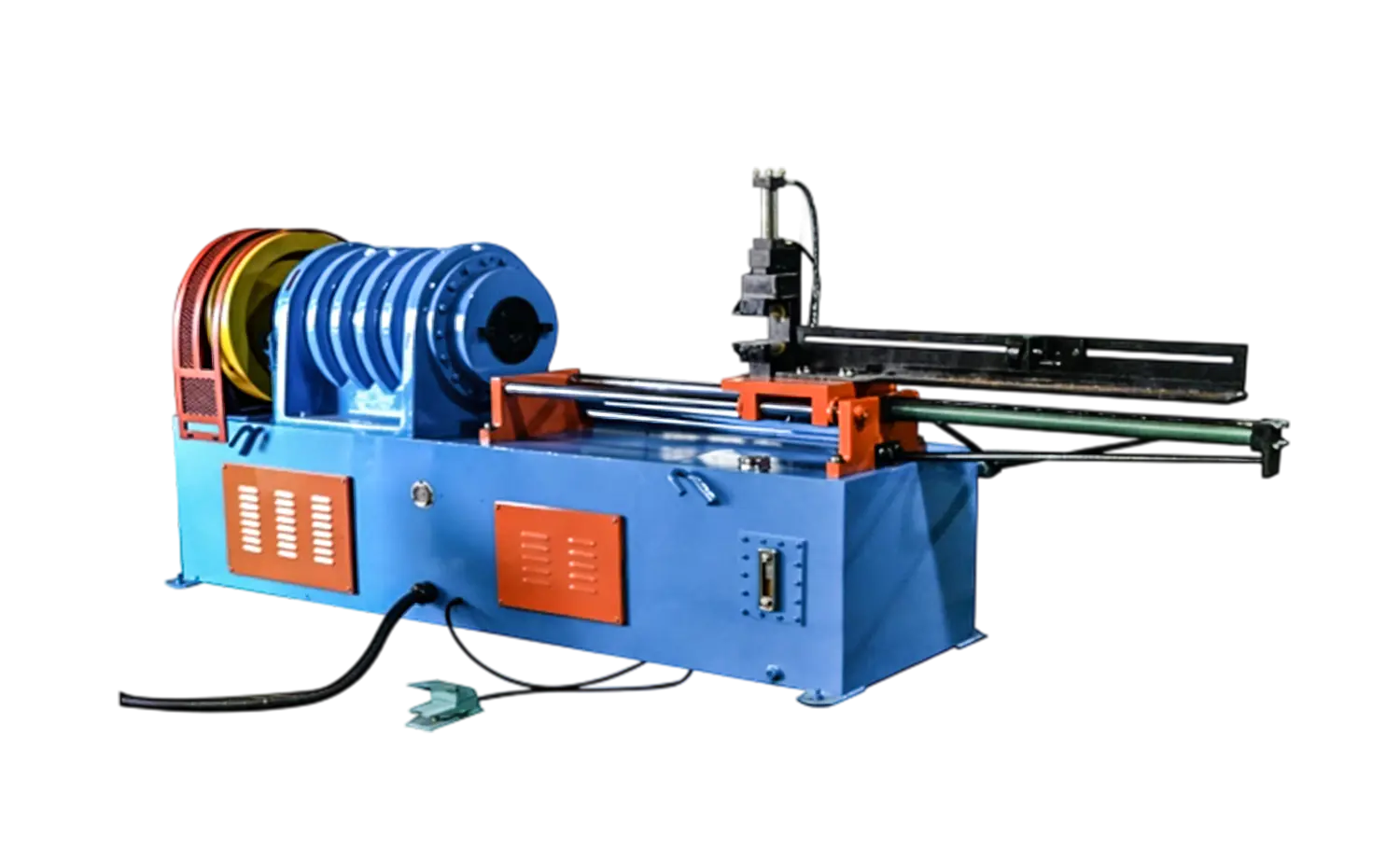 AZTM-50/76 Automatische CNC-krimp- en taps toelopende machine voor metalen buisuiteinden